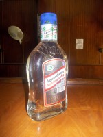 Media de Aguardiente Antioqueño Tapa Azul